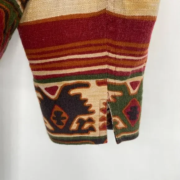 Coldwater Creek Jacket Aztec Western Cowgirl Southwest Native Oversized 16 - Picture 7 of 10